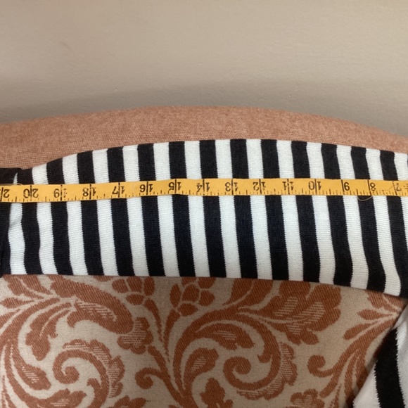 Calvin Klein Dark Gray and White Striped Sweater Dress Small 100% acrylic - Picture 10 of 12